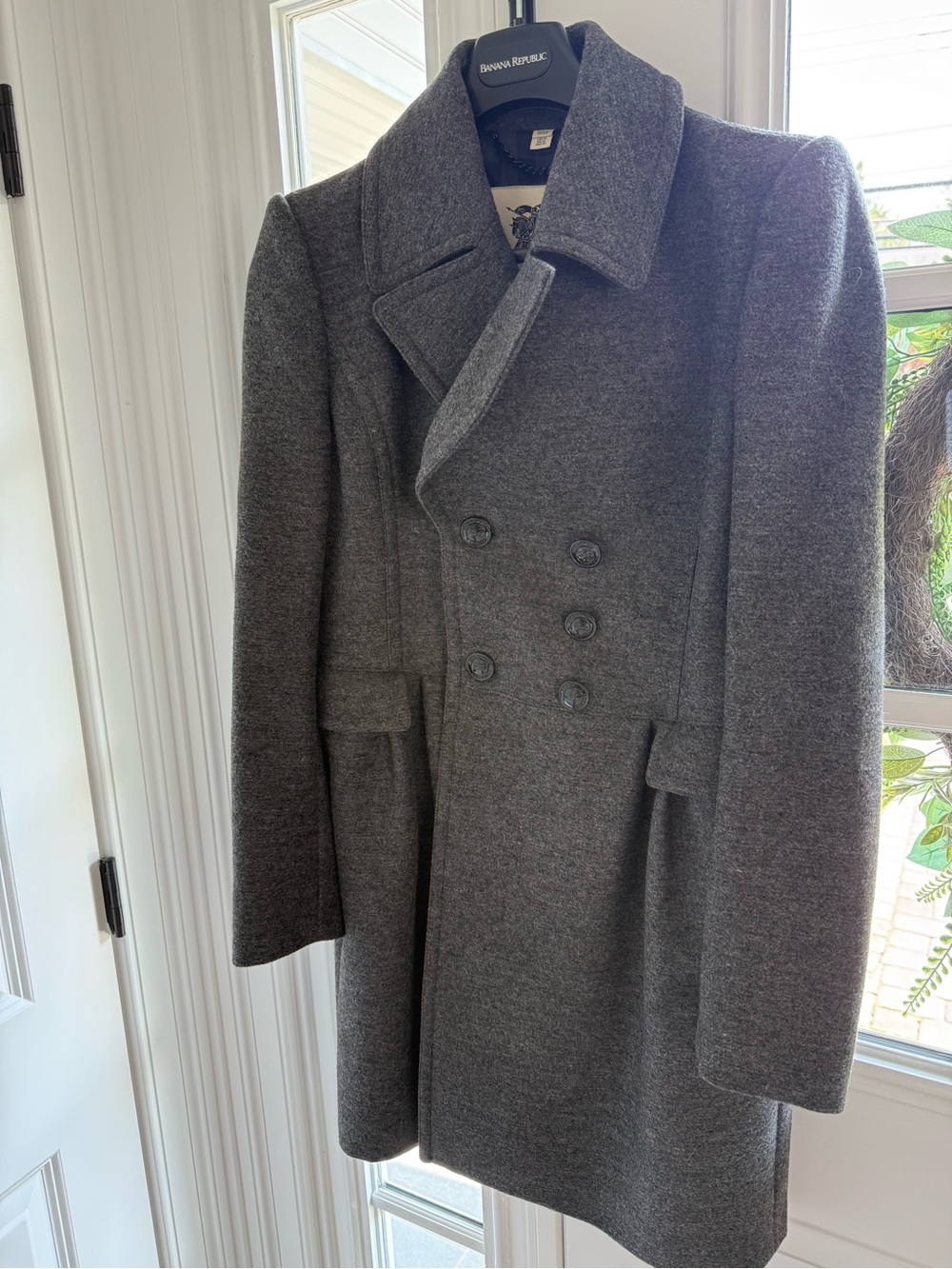 NWOT Burberry Wool Coat - Picture 2 of 10